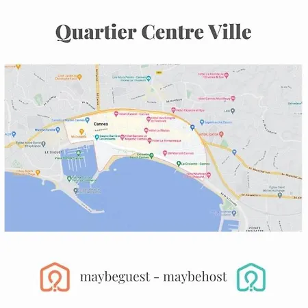 A004 - Bright Rue D'antibes At 300m From Croisette